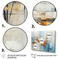 thumbnail image 3 of Designart "composition Frozen Snow I" Abstract Collages Wall Art Print, 3 of 5