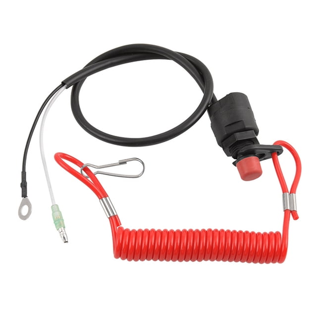 Scienceny Interruptor de parada urgente universal para matar el motor - Accesorios fáciles de instalar Rendimiento confiable Vehículos, repuestos y accesorios Mis