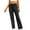 Black, variant on Kmdttou Women Plus Size Trendy And Casual Multi Pocket Loose Wide Leg Work Pants Long Pants