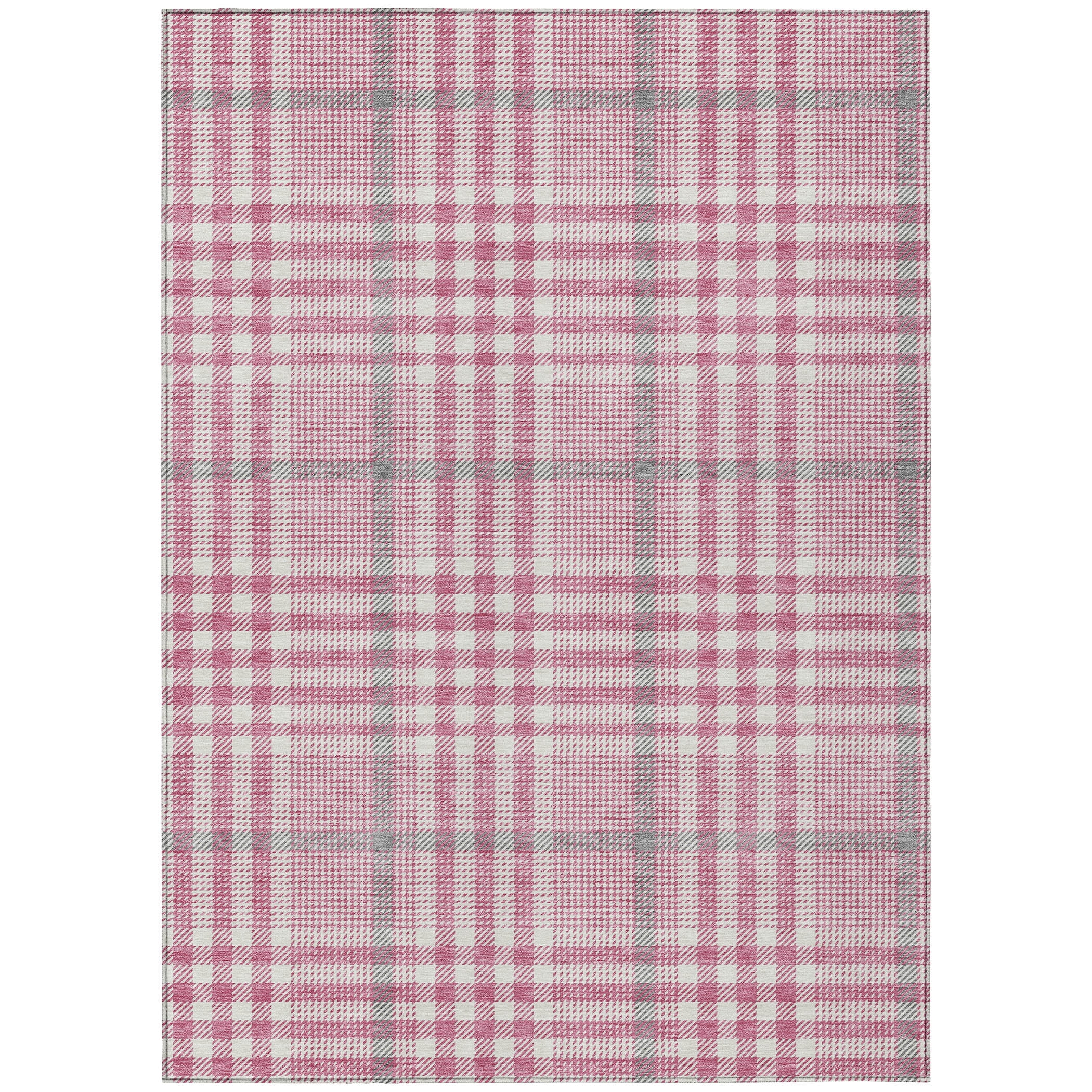 Addison Rugs Chantille Indoor/Outdoor Transitional Geometric, Abstract Blush Washable Rectangle Rug, 3' x 5'