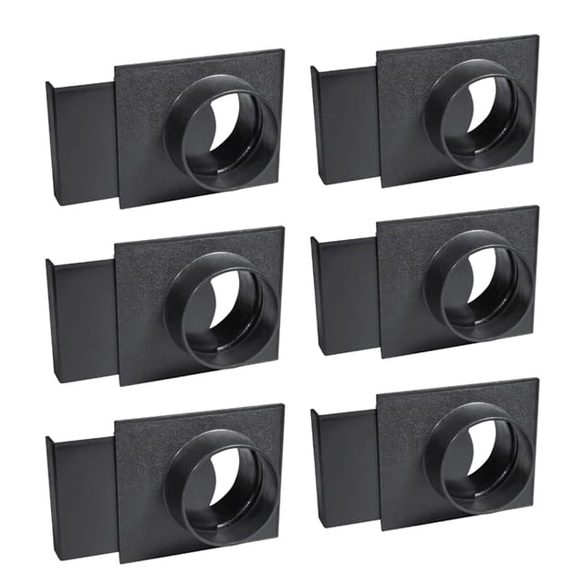 Blast Gate POWERTEC 70108-P6 para colector de polvo de 4 pulgadas, paquete de 6