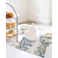 thumbnail image 4 of Blue Coastal Starfish Kitchen Dish Towels for Drying Dishes Set of 3, Beach Nautical Shell Eucalyptus Rustic Waffle Weave Microfiber Hand Tea Bathroom Towels Quick Dry & Absorbent Towel 12x12, 4 of 7