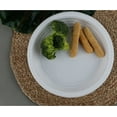 thumbnail image 4 of Nicole Fantani's Serving 9" Disposable White Plastic plates Good to use in Microwave, Bulk Stock for Restaurant, Hotel, Deli & Elegant Parties: 100 Count, 4 of 6