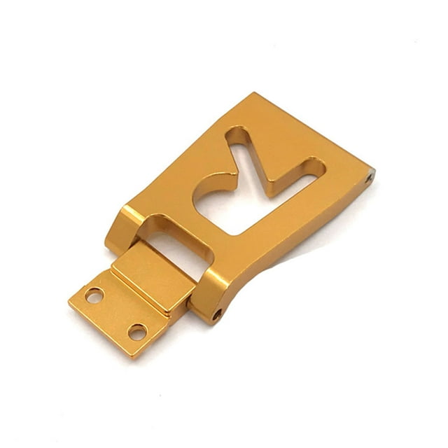 Control remoto de la placa de cola trasera de metal 0.05 Modificación de la mejora del vehículo Piezas de modificación Reemplazo para WLTOYS 124016 124018 Oro Inevent FN010079-04B
