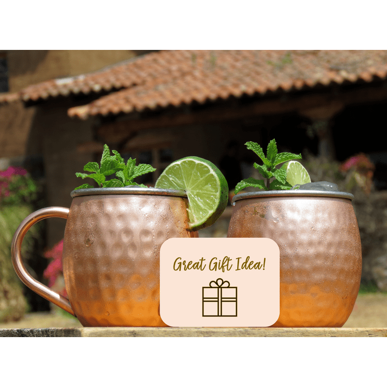 The Original 100% Pure Copper Moscow Mule Mug W/ Gift Box By Moscow
