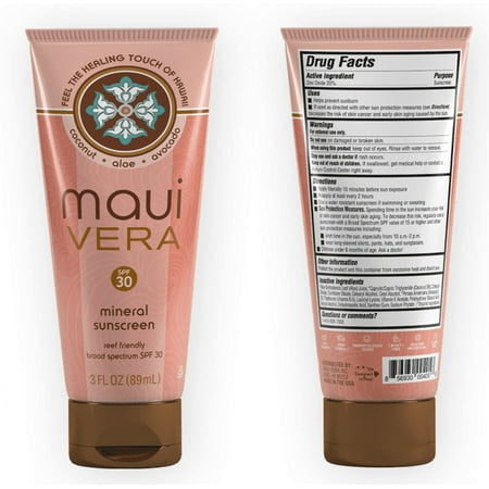 Maui Vera SPF 30 Reef-Friendly Mineral Sunscreen