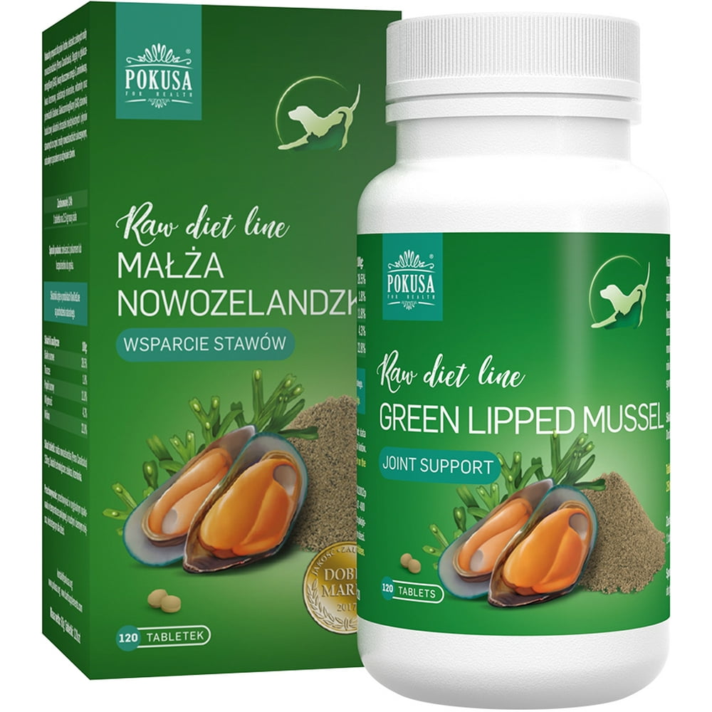 Green Lipped Mussel Dog Joint and Hip Support Natural Health Mobility AntiInflammatory