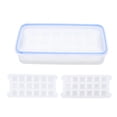 thumbnail image 1 of Bandeja para cubitos de hielo de 1,7 L, silicona PP, 2 niveles, 36 rejillas, accesorio para Fabricación de hielo para el hogar con tira de sellado de tapa, 1 of 14
