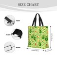 thumbnail image 2 of KLL Green Avocado Pattern Aesthetic Tote Bag for Women Beach Bag Shopping Bags Shoulder Bag Reusable Grocery Bags, 2 of 5