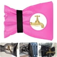 thumbnail image 2 of Liquidation! 1 Pce Housse de Robinet Protection de Robinet pour Robinet Chaussettes de Robinet d'Extérieur Imperméables Isolation de Tuyau Housse de Bas Anti-Freinage Protection Housse de Tuyau Isolée (Lot de 1) Rose, 2 of 9