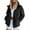 Black, variant on Women Windbreaker Jacket，Rain Gear For Women Waterproof Windbreaker Jacket Women Womens Lightweight Rain Jacket Cropped Windbreaker Jacket Women Ladies Rain Jackets Waterproof With Hood Pink XL