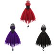 thumbnail image 4 of pitrice Polyester Femmes Robe Dentelle Exquise Remplacement Adultes Enfants Taille Haute à la Mode Filles Dames Parti Robes Noir XXXL, 4 of 6