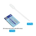 thumbnail image 3 of Uxcell 10Pcs/800 Strips PH 1-14 PH Test Strips with 10Pcs Droppers Blue, 3 of 6