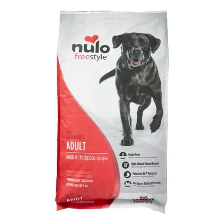 Nulo Freestyle Grain-Free Adult Lamb & Chickpeas Dry Dog Food, 24
