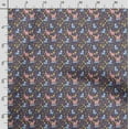 thumbnail image 3 of Soimoi Llama Alpaca Printed, Cotton Fleece, Fabric by The Yard Sewing DIY Stretch Fabric 56 Inches Wide, WarmFabric for Hats, Coats, Gloves, Blankets, Purple & Blue, 3 of 5