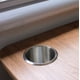 thumbnail image 5 of Portavasos de acero inoxidable para autocaravana con mesa plegable y cenicero | Portavasos seguro para remolque, autocaravana o coche | Portavasos metálico compacto, 5 of 6
