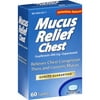 Mucus Relief Chest Expectorant Tablets, 60 ct