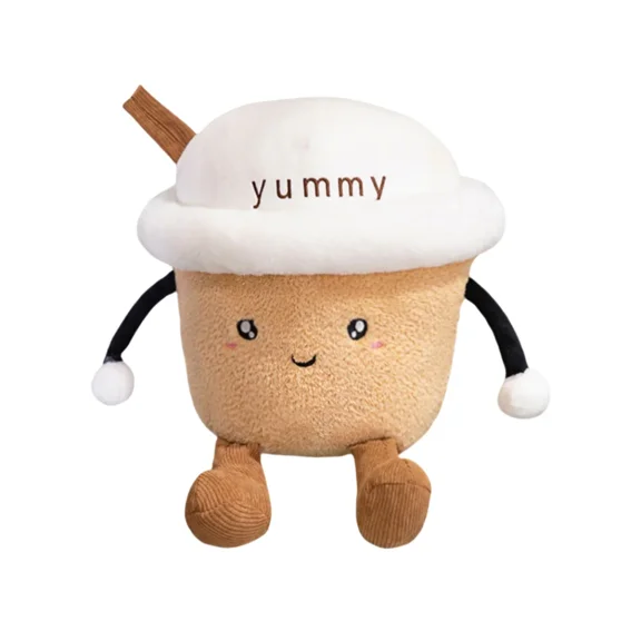 Cute Boba Milk Tea Filled Bubble Plush Toy- 20inches  Super Soft Cartoon Tea Cup Doll Plush Pillow