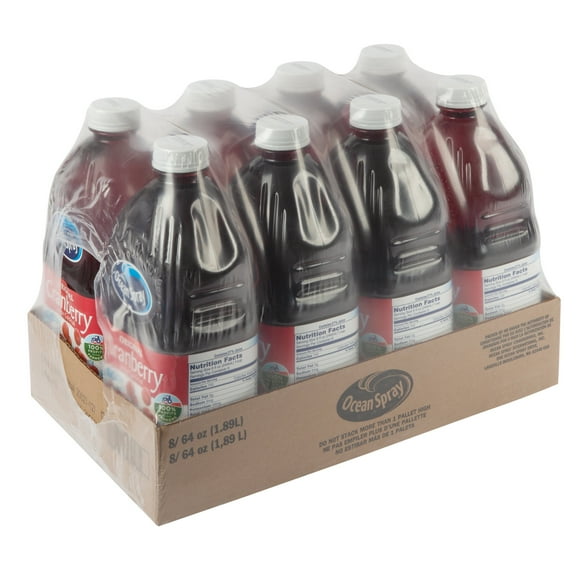Ocean Spray 64 fl. oz. Cranberry Juice Cocktail - 8/Case