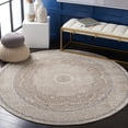 thumbnail image 2 of SAFAVIEH Sofia Waylon Oriental Area Rug, Ivory/Beige, 6'7" x 6'7" Square, 2 of 9