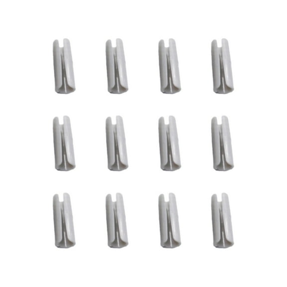 12 Pack Bed Sheet Grippers, Plastic Sheet Holders, Durable Fasteners Bed Sheet Clips, Keep Sheets Snug for Mattresses with Raised Edge, 0.66x1.96"