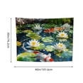thumbnail image 3 of RKSupls Serene Carp Fish & Water Lilies Tapestry,Home Tapestry Suitable for Hanging for Decorative Wall Hanging, Decorative Bedroom, Living Room Decoration - 40x30in, 3 of 6