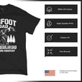 thumbnail image 6 of Bigfoot Dad T-shirt More Squatchy Funny Daddy Sasquatch Dad Joke Outdoor Camping Father's Day Gift Idea Men's Tee, 6 of 7