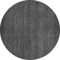 thumbnail image 1 of Ahgly Company Indoor Round Oriental Gray Modern Area Rugs, 7' Round, 1 of 4