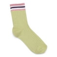 thumbnail image 3 of No Boundaries Fashion Pointelle Mid-Crew Socks, 6-Pack, Women's, Shoe Sizes 4-10, 3 of 8