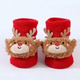 thumbnail image 2 of FhsagQ Chaussettes Hommes Chaussettes Filet de Pêche Figurine du Père Noël Chaussettes Tricotées Mignonnes Chaussettes Bonhomme de Neige Chaussettes pour Tout-Petits Chaussettes pour Hommes Grande Taille Chaussettes Rouges pour Hommes Ensemble Café Taille Unique, 2 of 4