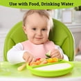 thumbnail image 2 of Baby Plates Toddler Plates with Suction -100% Silicone Divided Silicone Plates for Baby - 3 Pack silicone plates for baby, 2 of 6