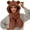 Coffee, variant on Prolriy Winter Hats for Women Winter Cute Bear Ear Warm Hat Women Plush Earflap Hat Windproof Cap Hat with Ears and Hood Hat Scarf 2 in 1 Hooded Scarf for Women, Womens Hats Beige A