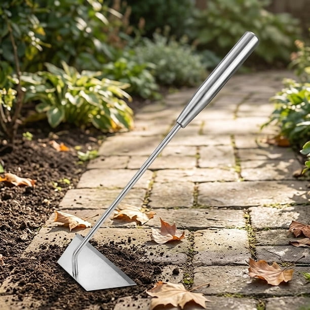 trapezoidal para jardín, herramienta versátil y portátil para deshierbar, herramienta para aflojar tierra en granjas, balcones y jardines. Grande