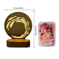 thumbnail image 4 of Night Lamp Bedside Acrylic Pressed Flowers Nightstand Light Coffee Table Nightlight Eye Protection USB Charging Holiday Gifts, 4 of 7