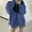 Blue Coat for Winter, variant on XPMWRP Women's Oversized Solid Color Quilted Coat Zip Up Hoodies Casual Jackets Y2k Clothes Trendy Outfits 2025 with Pockets Black L
