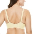 thumbnail image 3 of Wingslove Women's Full Coverage Wireless Support Non Padded Plus Size Minimizer Bra,Nude 36DD, 3 of 6