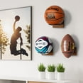 thumbnail image 2 of PUERSI Ball Holder Wall Mount Ball Stand Display Storage for Basketball Football Soccer Volleyball, 2 of 11