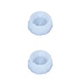 thumbnail image 2 of Matsuzay Skeleton Skull Resin Home Easy Decoration Cup to Molds Candle Holder Household Reusable Demould Waterproof Blanco 2Conjunto, 2 of 6