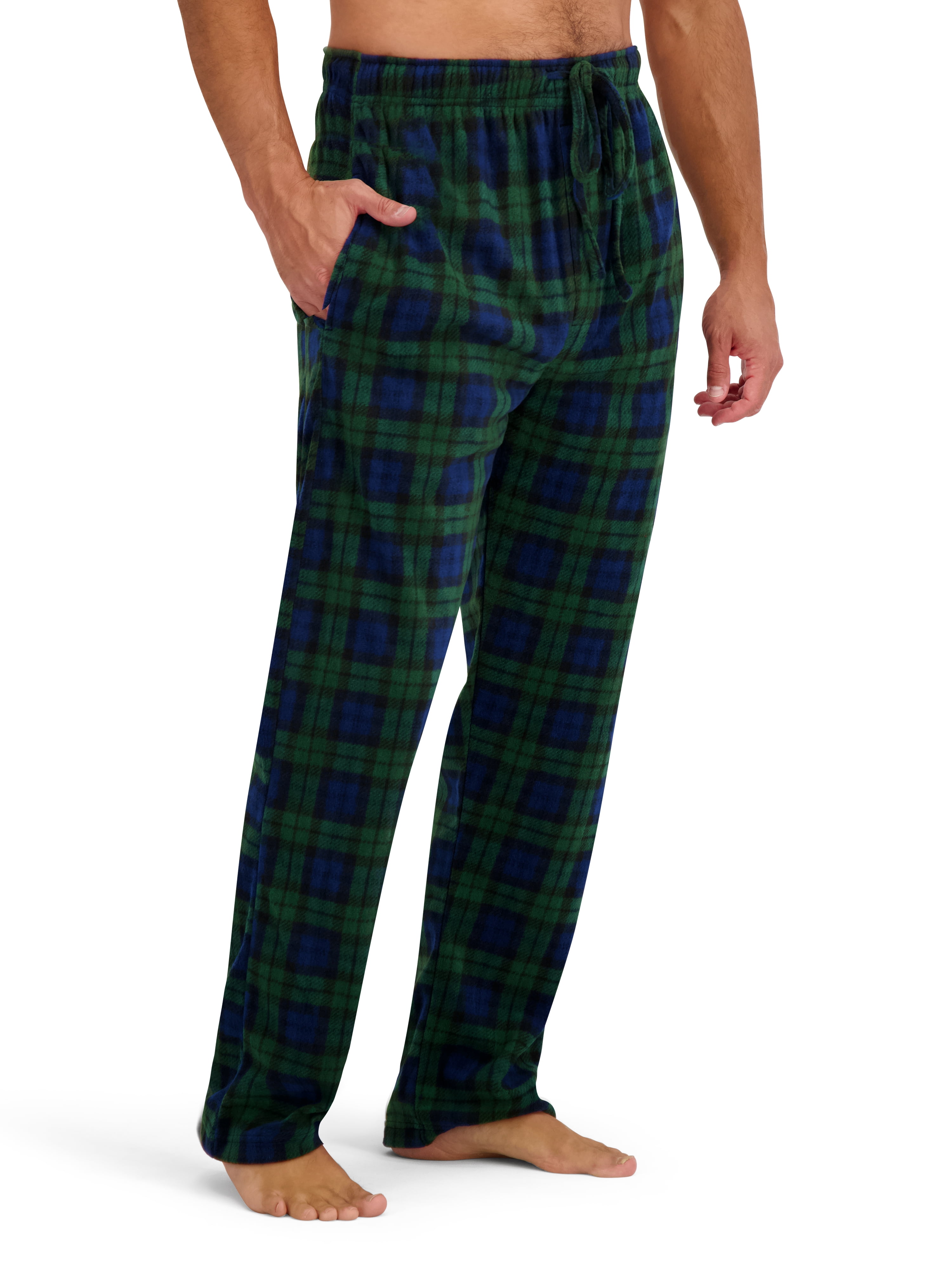 Hanes Men's Cozy Microfleece Pajama Sleep Pants, 2-Pack, Sizes S-2XL