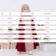 thumbnail image 2 of CPNG Kid Baby Girls Prayer Dress Muslim Two Piece Traditional Robe Prayer Dress Clothes for Toddler Long Sleeve Abaya with Hijab Set Red, 2 of 7