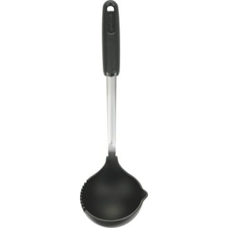 Fox Run Nylon Ladle - 12 Inch Black Kitchen Ladle For Soup, Sauce, Gravy (Heat Resistant To 400??F)