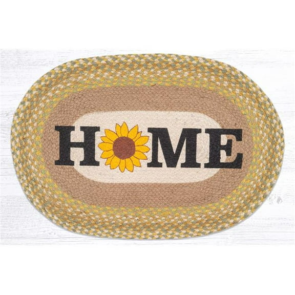 Capitol Importing 65-654HSF 20 x 30 in. OP-654 Home - Sunflower Oval Patch