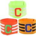 thumbnail image 1 of KAKOWELY 3 brazaletes reutilizables de capitán de fútbol, brazalete deportivo portátil., 1 of 5