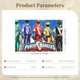 thumbnail image 5 of Bloques de construcción de ladrillos Power Rangers, rompecabezas con forma rectangular, rompecabezas para adultos, niños, niñas y niños, 5 of 7
