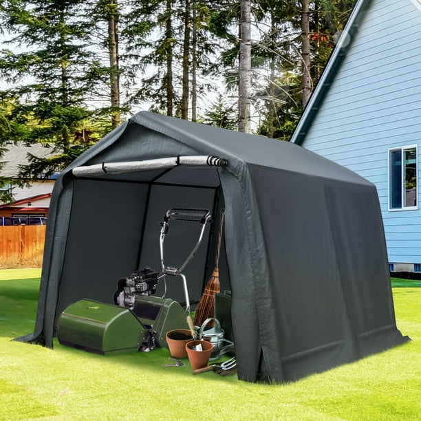 10x10 ft Outdoor Storage Tent, Tool Shed, Carport, Portable