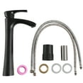 thumbnail image 6 of 19x15 Rectangle, White Ceramic - Resistant to Stains and Low Water Absorption - Above Counter Bathroom Installation - Easy Maintenance Sink and Faucet Combo, 6 of 6