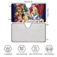 thumbnail image 2 of Alice in Wonderland Windshield Sun Shade - Car Sun Shade Windshield Keeps Interior Cool, Reflector Sunshade, Foldable Sunshade for Car Windshield for Cars, SUVs 51"x28", 2 of 8