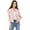 Pink, variant on INSPIRE CHIC Women's Lightweight Stand Collar Zip up Biker Moto Jacket S Pink
