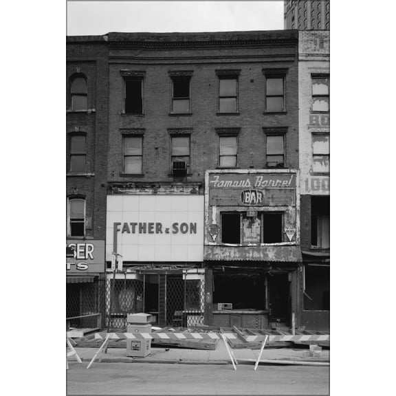 24"x36" Gallery Poster, 70 72 Monroe Avenue Detroit MI