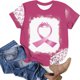 thumbnail image 3 of Blusa de Manga Corta Con Estampado de Cuello Redondo Informal A La Moda Para Mujer Odeerbi ODB180959, 3 of 5